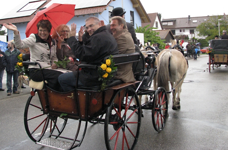Wendelinusfest 2012 in Leiberstung mit Landrat Jürgen Bäuerle