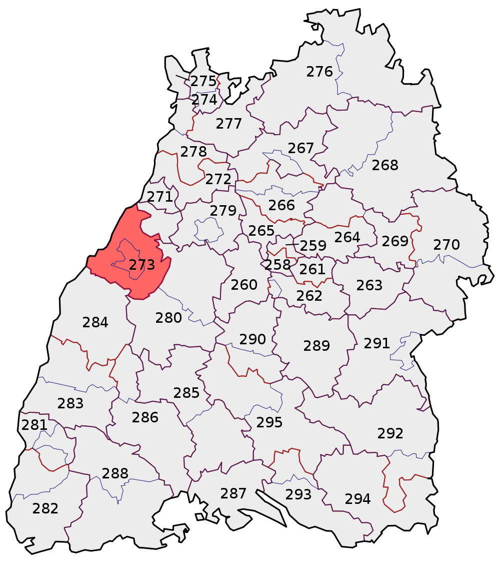 Bundestagswahlkreis 273, Baden-Württemberg